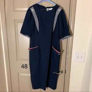 Navy Tatyana dress